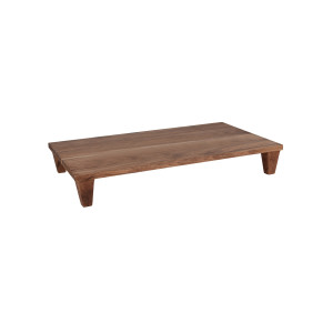 Serve Natural Acacia Display Stand with Legs GN 1/1 530x325x80mm