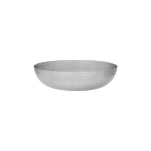 Round Serving / Seafood Bowl Hammered Satin 300x80mm / 4.0L