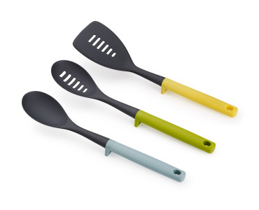 Duo 3-piece Utensil Set with integrated tool rests