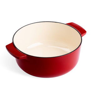 Empire Red Covered Round Casserole 26cm/5.2L