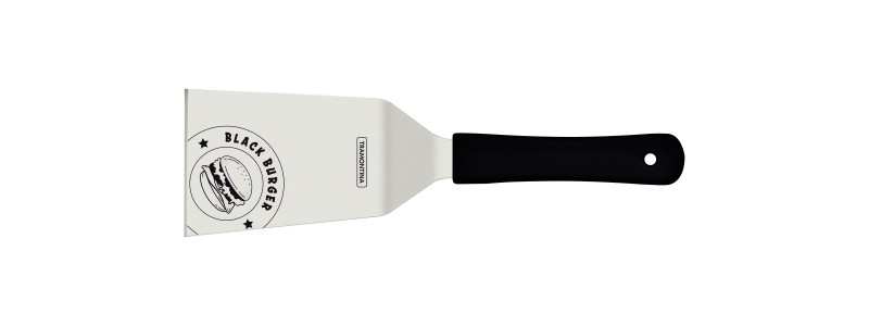 Churrasco Black Barbecue Burger Spatula  6", 15cm