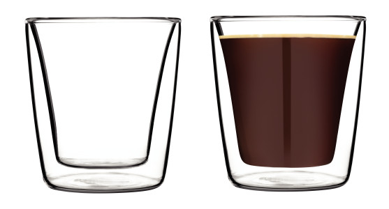 Double Wall Espresso Glass 85ml - Set 2